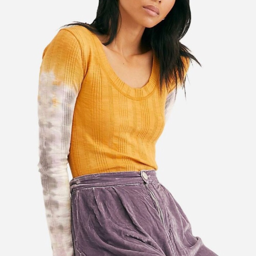 Free People Big Sur Long Sleeve T-Shirt Size XS